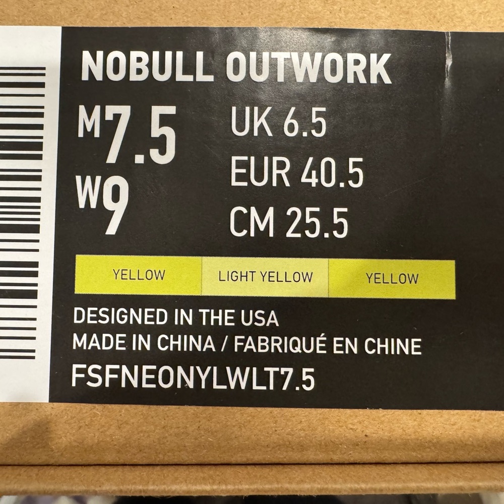 NOBULL Outwork Sneakers - Vibrant Yellow